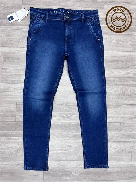 Wood machine Ankle Fit Tone Jeans