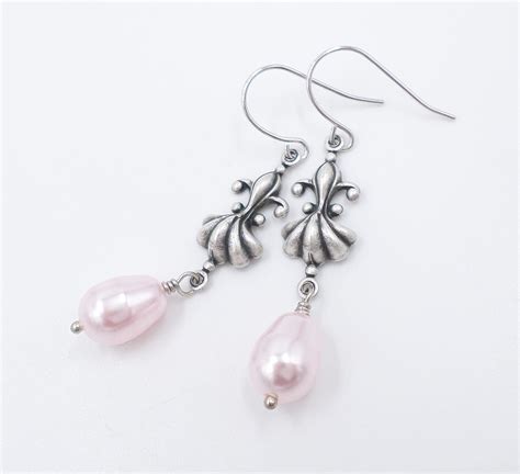 Pink Pearl Earrings - Sacheverell Pei