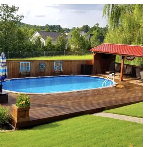 15 awesome above ground pool deck designs – Artofit