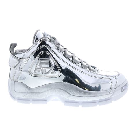 Fila Grant Hill 2 Metallic 1BM01760-050 Mens Silver Athletic Basketbal ...