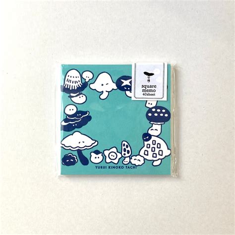 ゆるいきのこたちメモパッド | nocco.