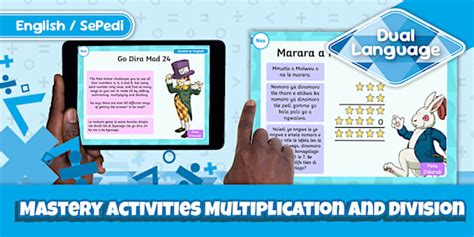 Grade 4 Maths Multiplication & Division Sepedi/English