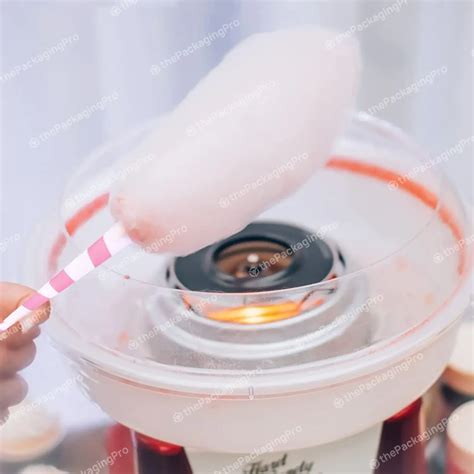 White Color Cotton Candy Cones Disposable Cones For Floss Sugar Cotton ...