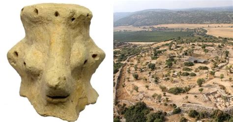 Researchers Excavate 3,000 Year Old 'Face Of God', Earliest If Its Kind
