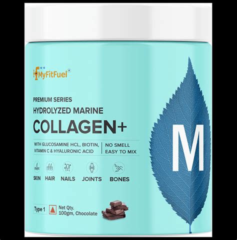 MyFitFuel Premium Series Hydrolyzed Marine Collagen with Glucosamine ...