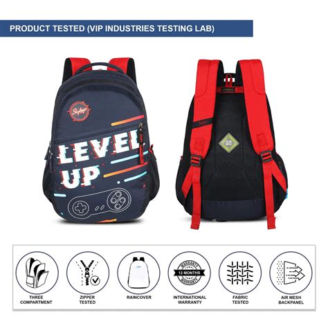 Skybags Shield "01 School Backpack Navy"