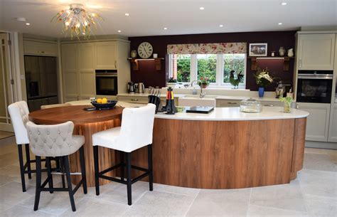 Curved Kitchen Island Designs Island Kitchen Design | Custom Cabinet