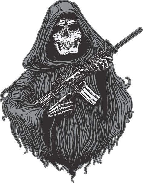 Decals Set of 3 Grim Reaper Sticker Graphics for Auto, India | Ubuy