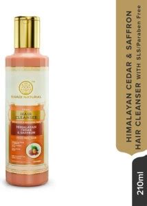 KHADI NATURAL Himalyan Cedar & Saffron Hair Cleanser Sulphate & Paraben ...