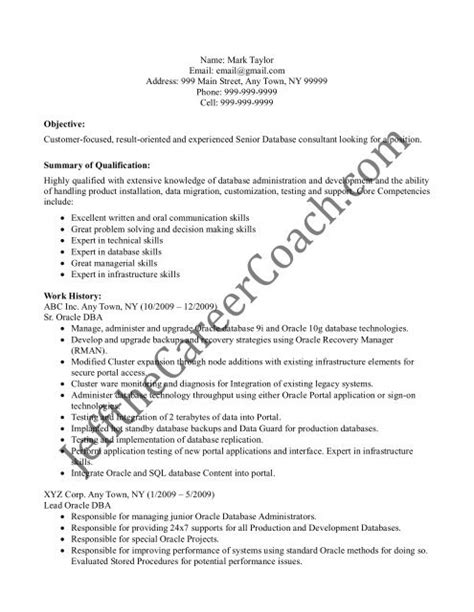 Image result for Oracle Developer Resume Sample