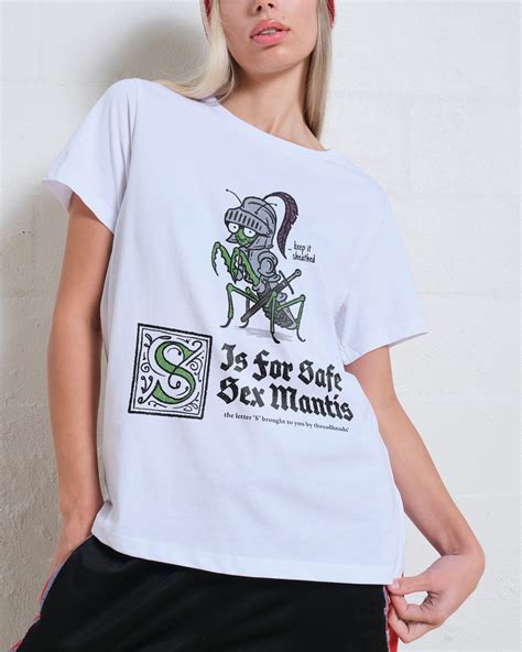 S is for Safe Sex Mantis Women's Tee | Graphic Women's Tee