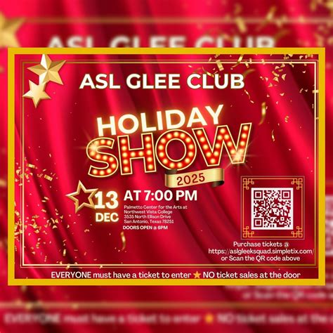 The 13th Annual ASL Glee Holiday Show, Palmetto Center for the Arts at ...