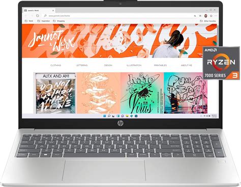 Amazon.com: HP Computadora portátil 15, pantalla FHD, AMD Ryzen 3 7320U ...