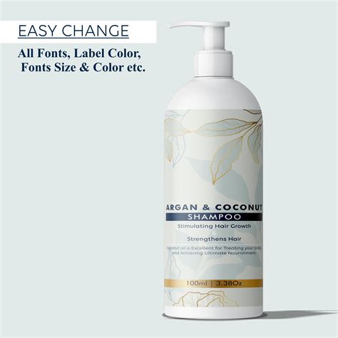 Customized Body Product Labels, DIY Cosmetic Label Editable Cosmetic L ...