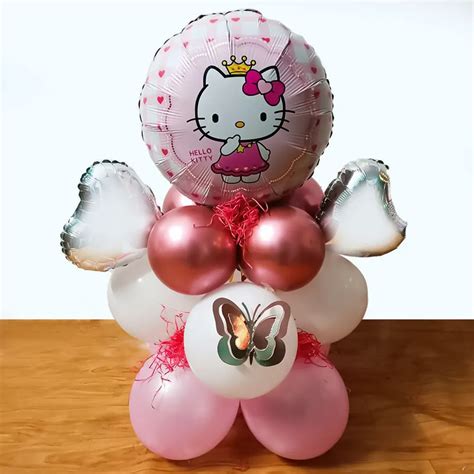Hello Kitty Birthday Balloon Bouquet | Balloon Decoration in Bangalore ...