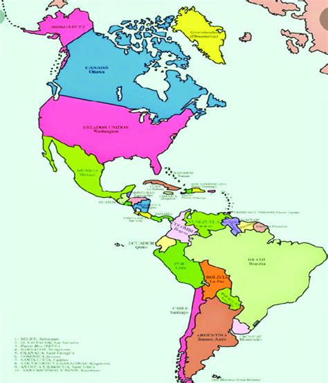 Image result for America Continente Mapa