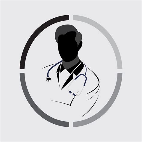 Medizindoktor-Ikon mit Stethoskop-Zeichen Bearbeitbares Vektor-Symbol ...