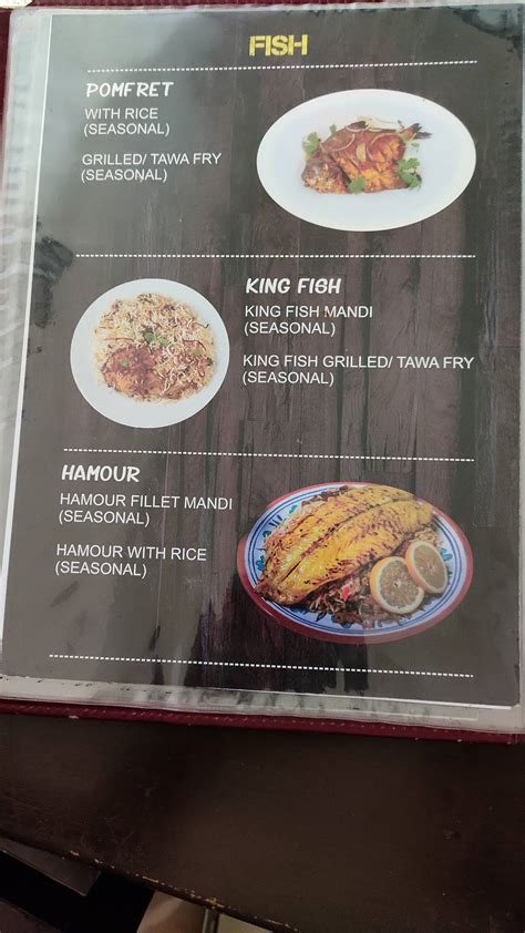Menu at Mandi House, Bantwal, BC Road-Kaikamba