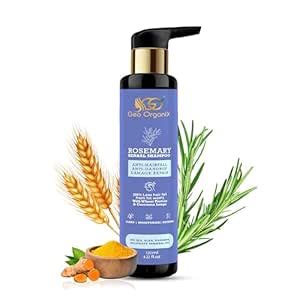 Buy Geo Organix Rosemary Herbal Shampoo, Anti-Hairfall, Anti-Dandruff ...