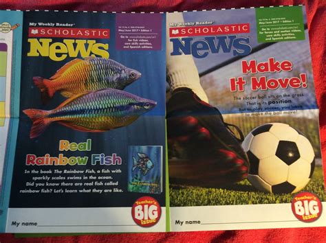 SCHOLASTIC NEWS GRADE 1 BIG BOOKLET MAY JUNE 2017 GRASSHOPPERS THE ...