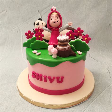 Masha And The Bear Birthday Cake | Masha Cake | Order Custom Cakes in ...