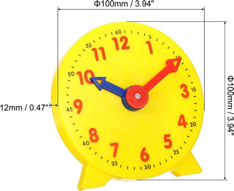 PATIKIL 4 inch Teaching Clock, Learn Clock Learning India | Ubuy