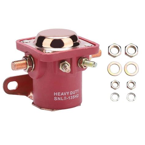 Buy Aeloa Solenoid Relay-12V 4-Terminal Car Refit Heavy Duty Starter ...