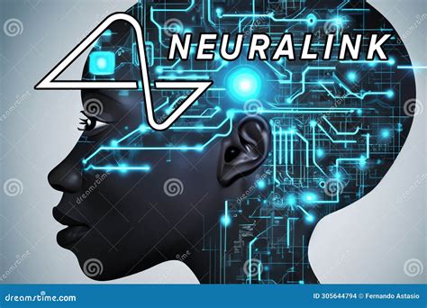Neuralink. Elon Musk Artificial Intelligence Stock Photo - Image of ...