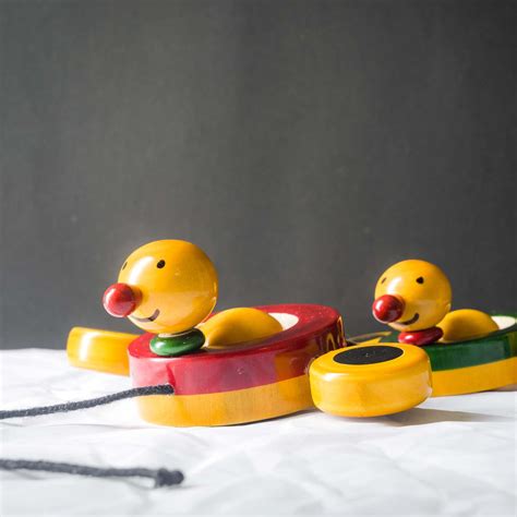 Channapatna Wooden Peddling Duo Duck Toy– CultureShoppe