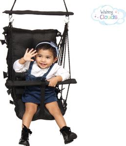 Wishing Clouds Piccolo Jute Swing for Kids, Jhula for Garden, Safe and ...