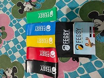 FEGSY Resistance Loop Exercise Bands for Squats, HIPS, Legs, Butt ...