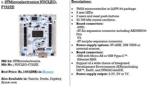 Low Cost STM32 ARM Development Boards & Kits