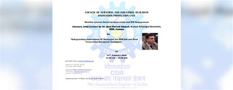 Monthly lecture series conducted by Dr. Qazi Naveed Ahmed, Sr ...