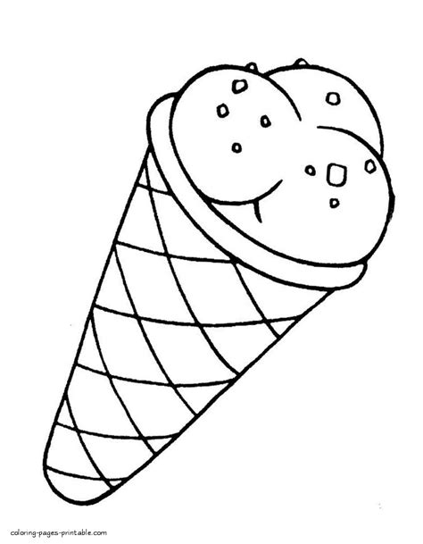 Ice Cream Coloring Pages 的图像结果