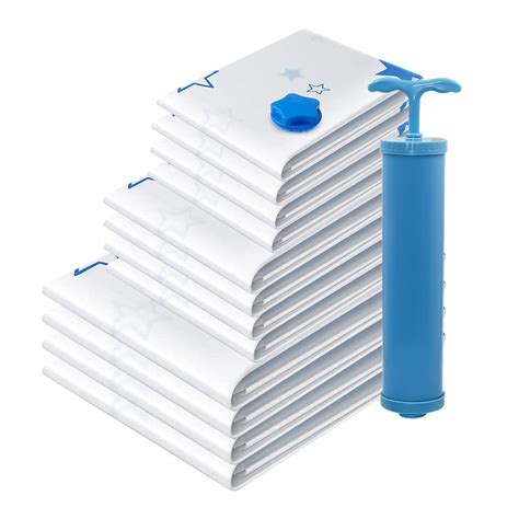 Xamber Vacuum Storage Bags 12 Pack (4 x Medium, 4 x Large, 4 x Jumbo ...