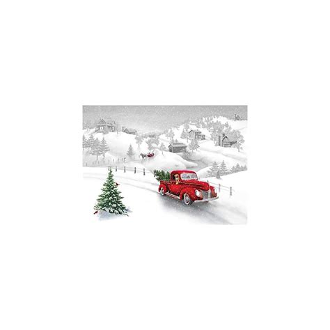 LPG Greetings LPG PERFORMING ARTS BOXED CHRISTMAS CARDS Red Truck India ...
