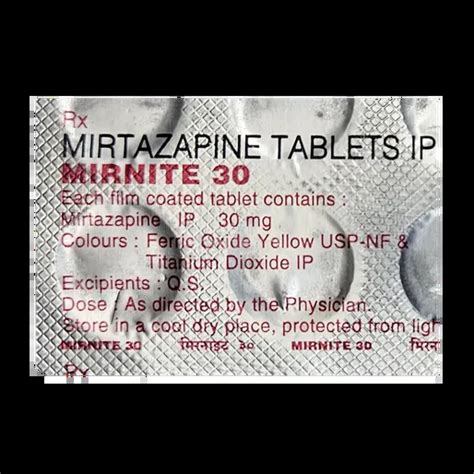 MIRNITE 30MG TABLET 10'S Price, Uses, Side Effects & Substitutes | Medkart