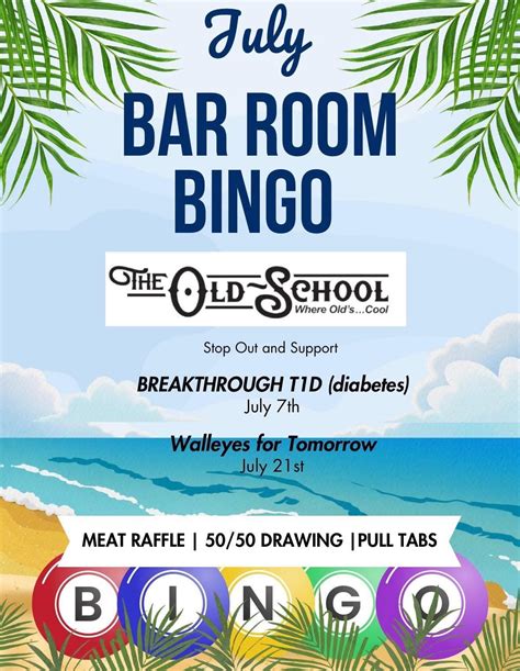 Bar Room Bingo for Walleyes for Tomorrow!, The Old School, Green Lake ...