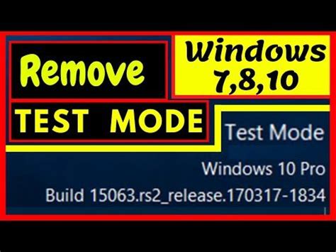 Image result for Remove Test Mode Bitmap Windows 11