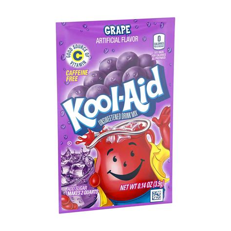 Buy Kool-Aid Unsweetened Grape Powdered Drink Mix, 0.14 oz. Packet from Dollar General - Instore