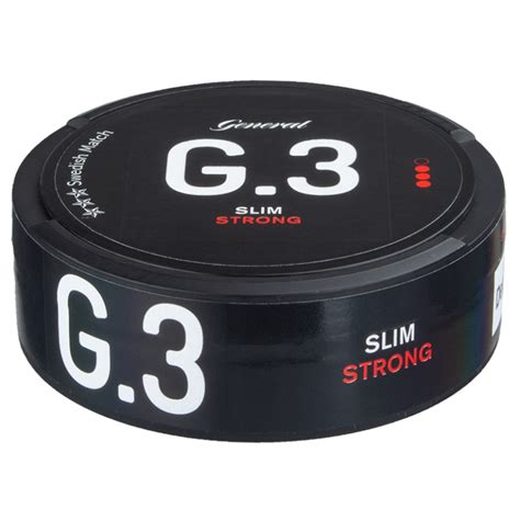 G.3 Slim Strong Original Snus