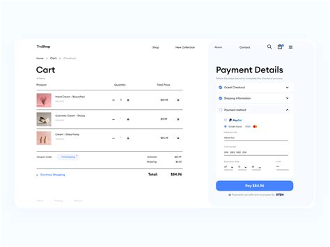 Daily UI #002 - Checkout Page (Desktop) by UI Adrian (Adrian Kuleszo ...