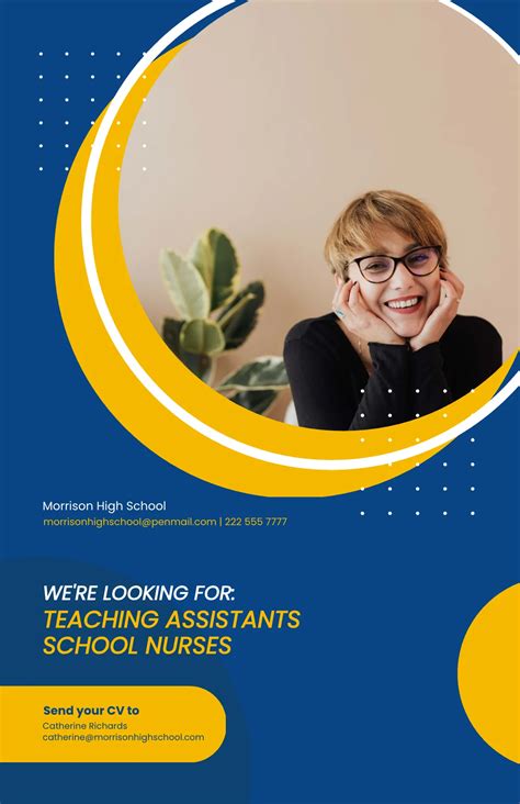 Editable Job Poster Design Template 的图像结果