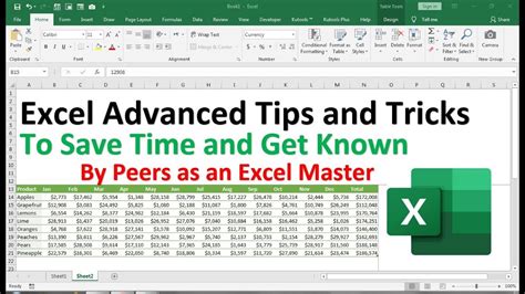 Advanced Excel Tips and Tricks 的图像结果