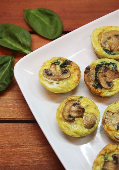 Mushroom Spinach Quiche Cups - Dish by Dish