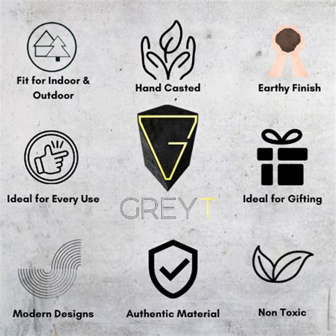 Apollo Atop Dark Concrete-Greek Home Decor- A container with a Greek G ...