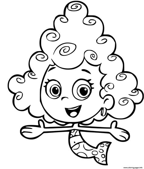 Deema Bubble Guppies Coloring Pages - Printable Planet