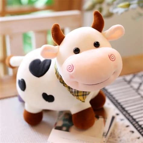 Buy Y U COLLECTION Cow Soft Toys Pet Animal Adorable Standing Cow with ...