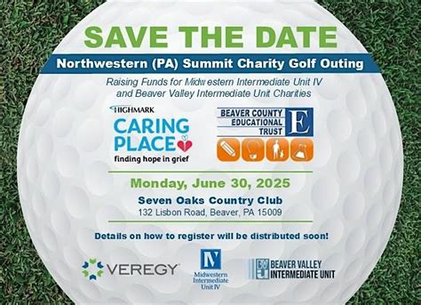 Northwestern (PA) Summit Charity Golf Outing, Seven Oaks Country Club ...