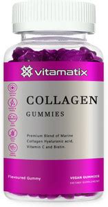Vitamatix Collagen Skin Gummies for Anti Ageing & Skin Regeneration ...
